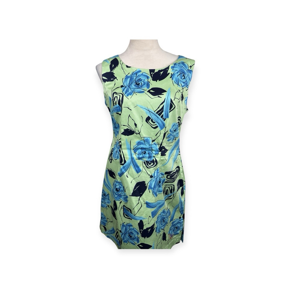 Chip & Putt Green Flower Print Golf Dress Size 8 NWT